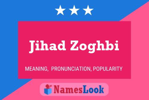 Jihad Zoghbi 名字海报