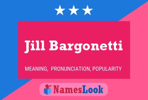 Jill Bargonetti 名字海报