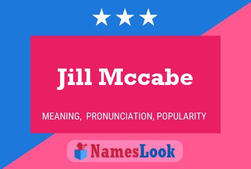 Jill Mccabe 名字海报