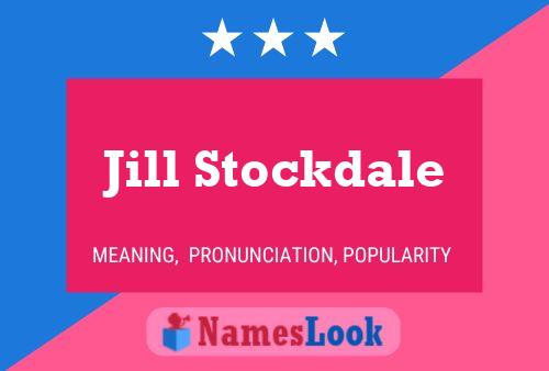 Jill Stockdale 名字海报