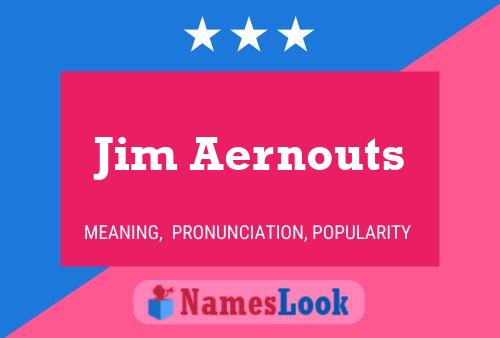 Jim Aernouts 名字海报