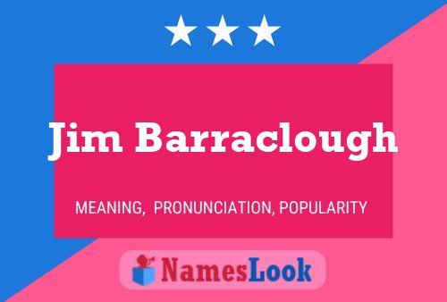 Jim Barraclough 名字海报