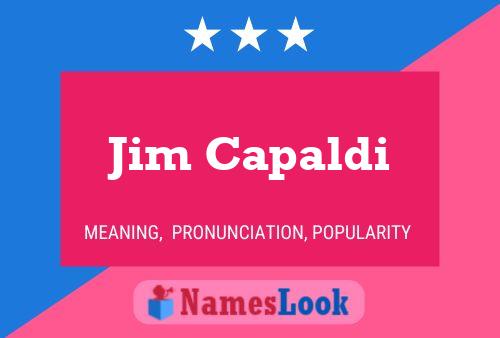 Jim Capaldi 名字海报