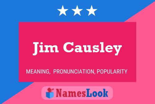 Jim Causley 名字海报