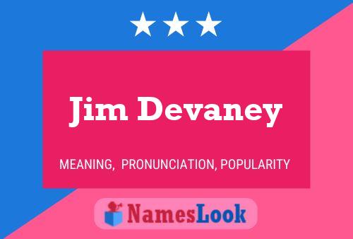 Jim Devaney 名字海报