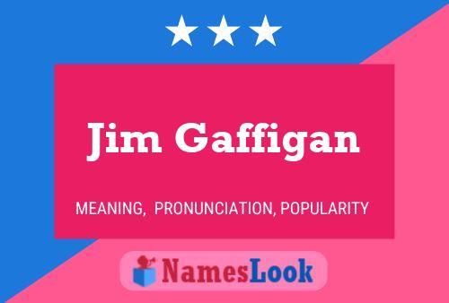 Jim Gaffigan 名字海报