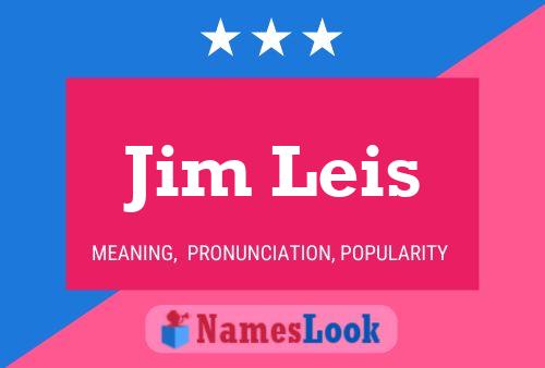 Jim Leis 名字海报