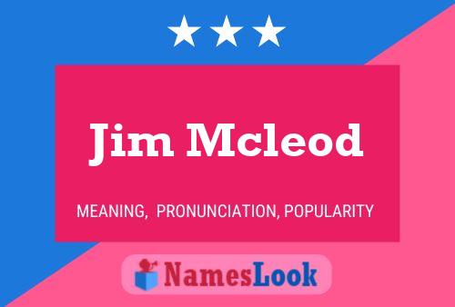 Jim Mcleod 名字海报