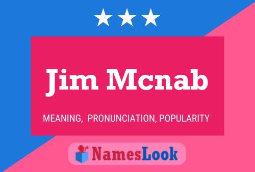 Jim Mcnab 名字海报