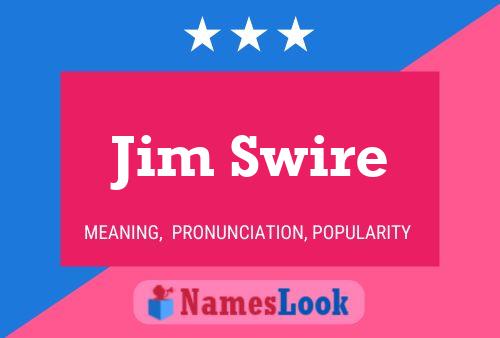 Jim Swire 名字海报