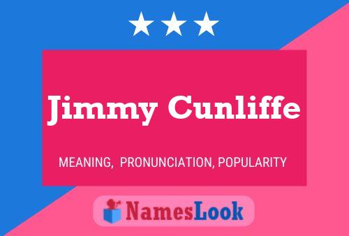 Jimmy Cunliffe 名字海报