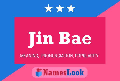 Jin Bae 名字海报