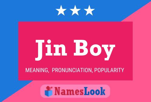 Jin Boy 名字海报