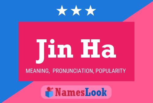 Jin Ha 名字海报