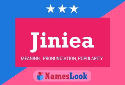 Jiniea 名字海报