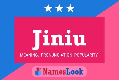 Jiniu 名字海报