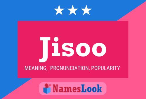 Jisoo 名字海报