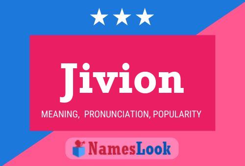 Jivion 名字海报