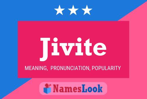 Jivite 名字海报