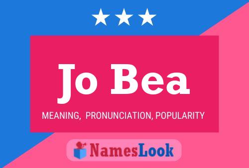 Jo Bea 名字海报