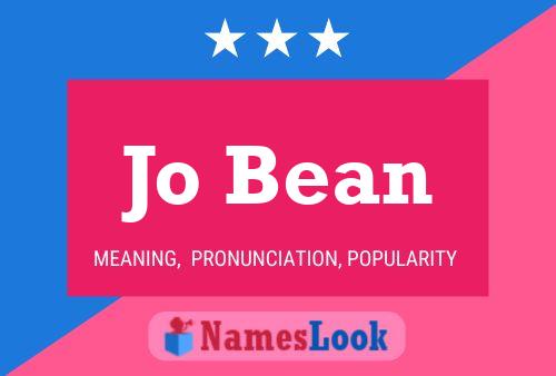 Jo Bean 名字海报