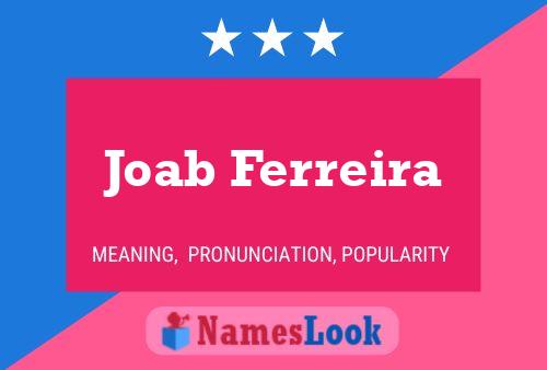 Joab Ferreira 名字海报