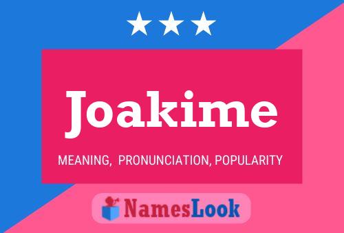 Joakime 名字海报