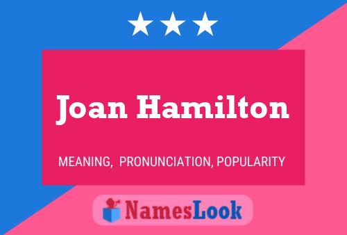 Joan Hamilton 名字海报