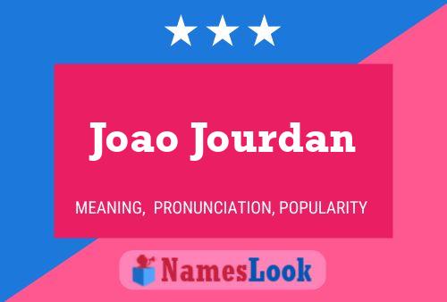 Joao Jourdan 名字海报