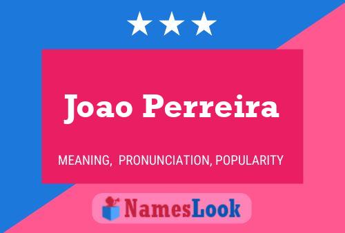 Joao Perreira 名字海报