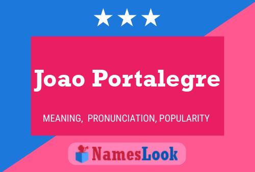 Joao Portalegre 名字海报