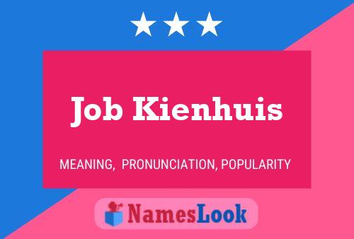 Job Kienhuis 名字海报