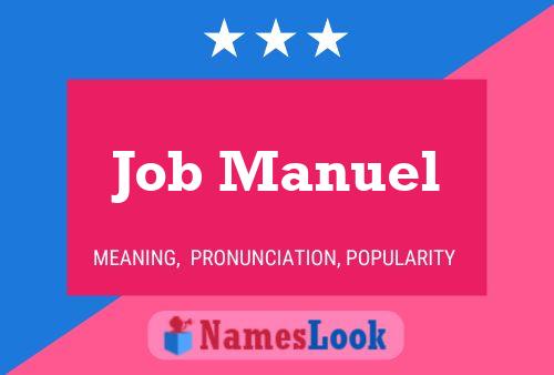 Job Manuel 名字海报