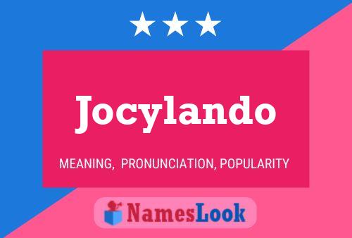 Jocylando 名字海报