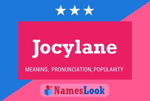 Jocylane 名字海报