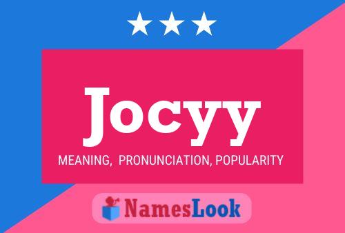 Jocyy 名字海报