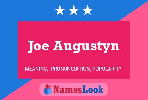 Joe Augustyn 名字海报