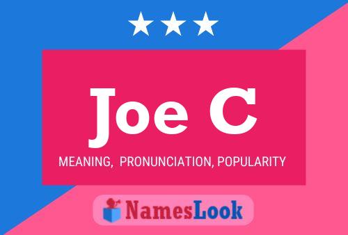 Joe C 名字海报