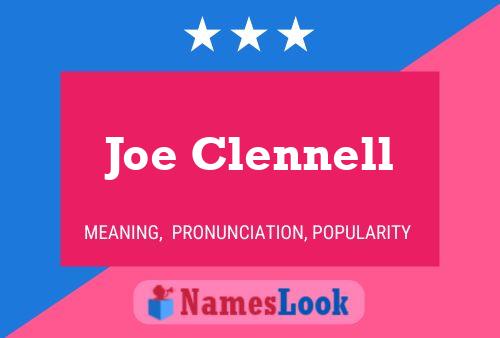 Joe Clennell 名字海报