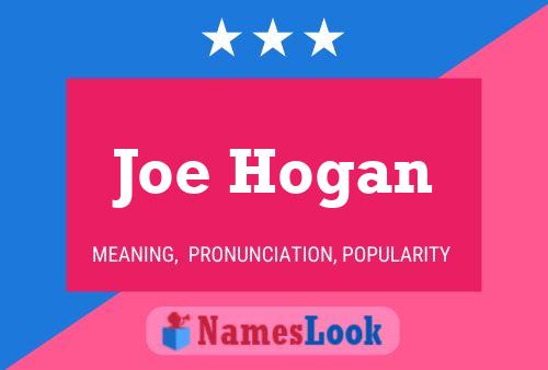 Joe Hogan 名字海报