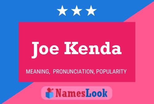 Joe Kenda 名字海报