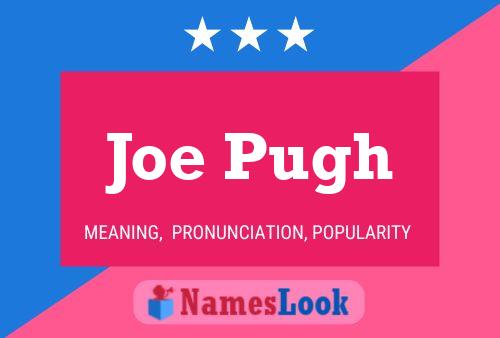 Joe Pugh 名字海报