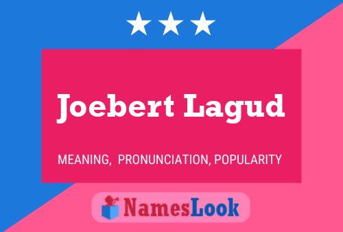 Joebert Lagud 名字海报