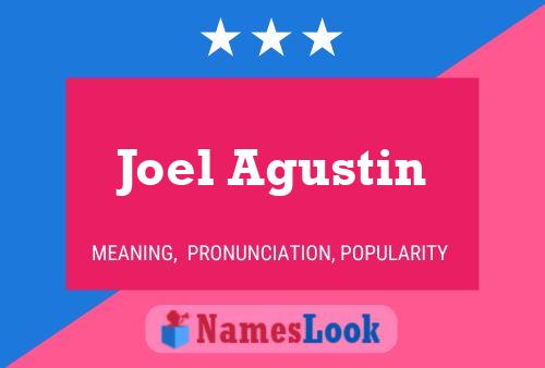 Joel Agustin 名字海报