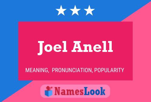 Joel Anell 名字海报