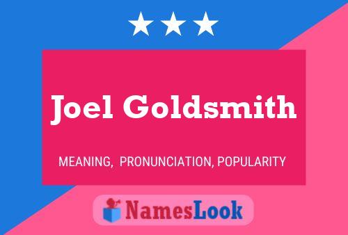 Joel Goldsmith 名字海报