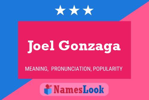 Joel Gonzaga 名字海报