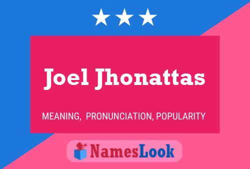 Joel Jhonattas 名字海报