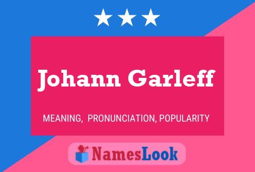 Johann Garleff 名字海报