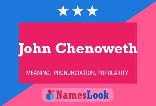 John Chenoweth 名字海报